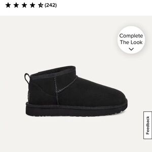 UGG women’s  Black Suede Boots